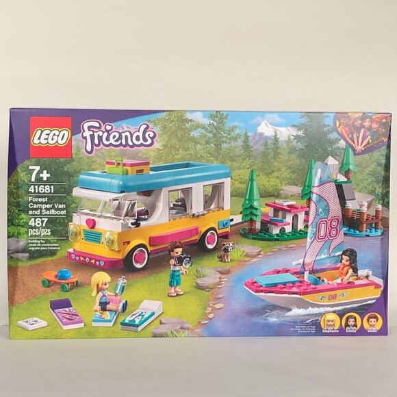 Lego Brand New Friends Camper Van and Sailboat 41681 Building Kit - Picture 6 of 13